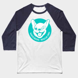 Matchdog Rescue logo teal Baseball T-Shirt